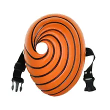 Japão criativo naruto desenhos animados máscara tobi obito naruto akatsuki ninja madara uchiha masquerade cosplay rosto cheio máscara de festa(China)