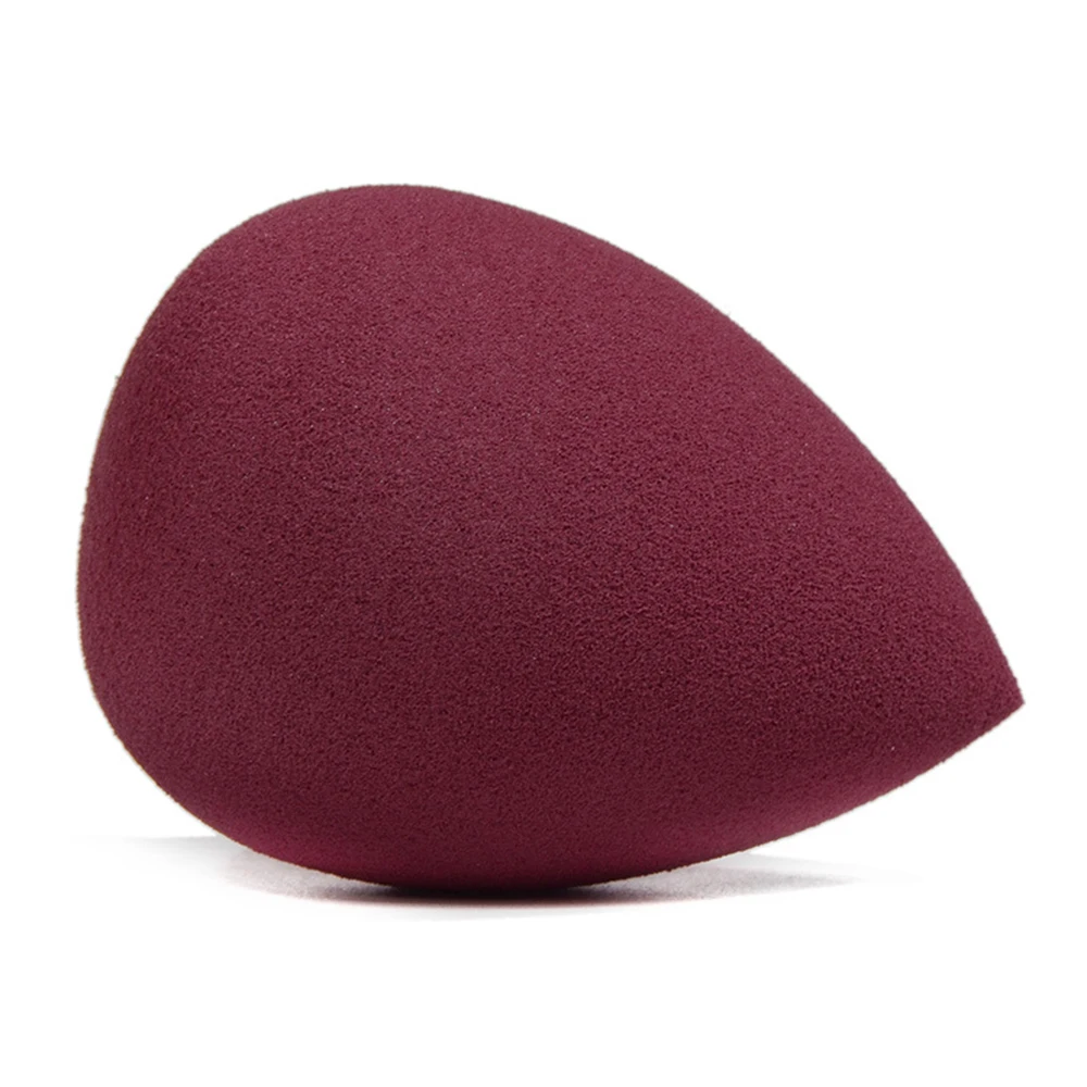 Wine red 1 шт. косметическая пудра слоеная гладкая Женская основа для макияжа Губка красота для макияжа Инструменты Аксессуары форма капли воды - Цвет: Wine red