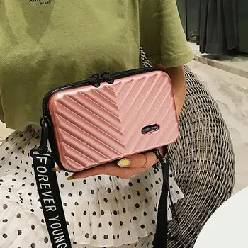 

PinShang Lady Fashion Satchel Wide Belt Cross-body Bag Simple Popular Single Shoulder Bag