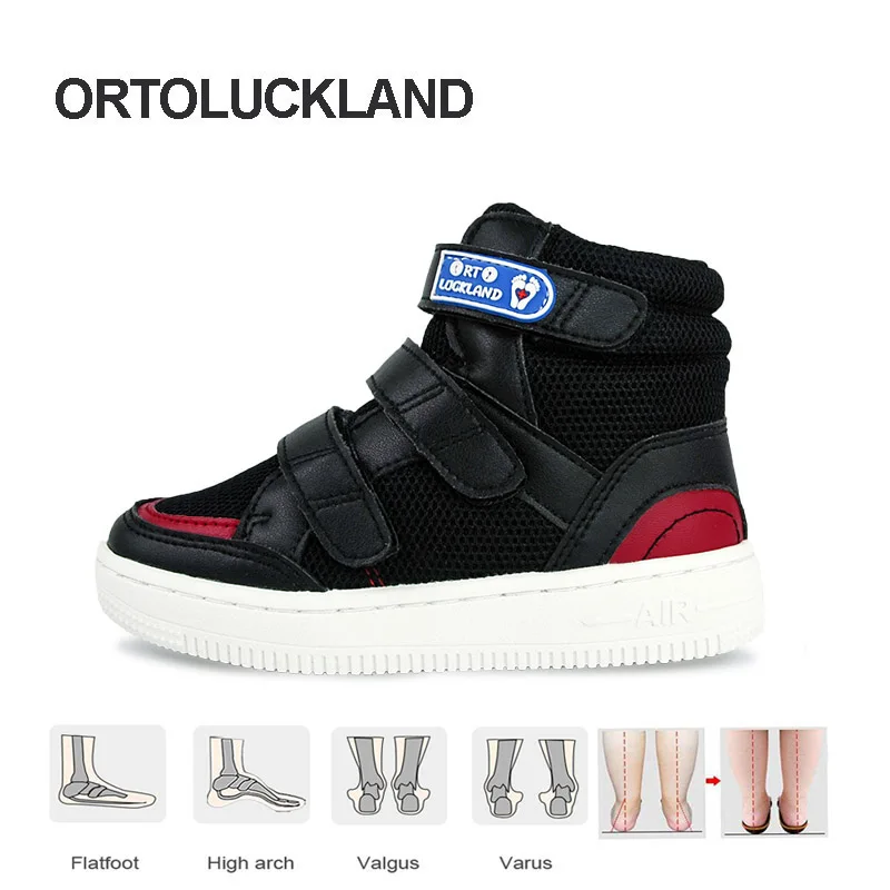 Walking-Shoes Running-Sneakers Orthopedic Ortoluckland Toddler Boys Sport Kids Children