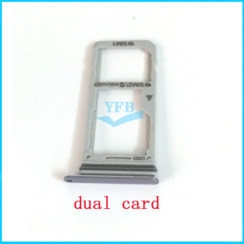 Single Dual Sim Card Tray Micro SD Holder Slot Replacement Part For Samsung Galaxy Note 8 N950 N950FD phone sim tray holder