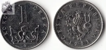 

Czech Republic 1 Krona Coins Europe New Original Coin Commemorative Edition 100% Real Rare Eu Random Year