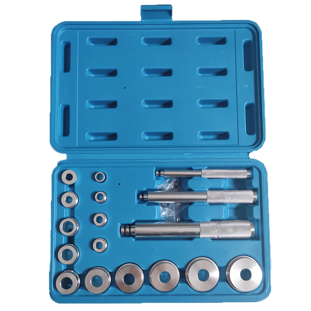 

17 PCS Wheel Bearing Race Seal Bush Driver Master Tool Set Aluminum Axle Auto Set