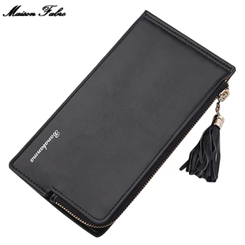 

Maison Fabre Fashion Wallet Women's Solid Color Short Leather Retro Vintage Style Card Bag Multi-card Holder Coin Bag Handbag