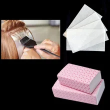 100 шт./упак. Pro Парикмахерская бумага для окрашивания волос одноразовые разделения пятно окрашивания Цвет Выделите ткани Парикмахерская Инструменты 11*7 см