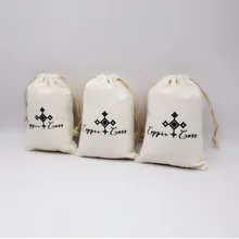 100 шт./лот высокое качество холст шнурок сумочки для ювелирных изделий Аксессуары ожерелье, 7*9 см подарочные пакеты различных цветов