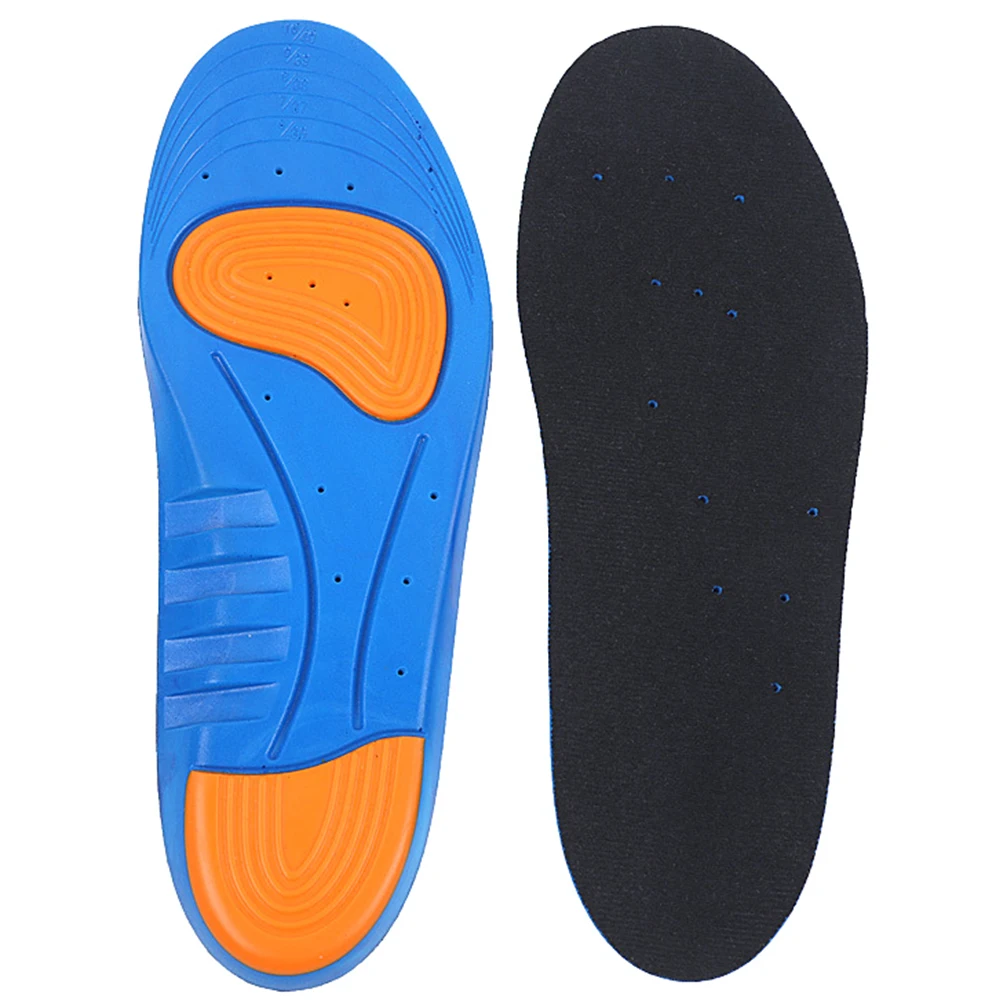 

1 Pair Health Women Foot Care Insole Easy Clean Shock Absorption Thicken Sport Soft Absorb Sweat Gel Insert Basketball Cushion