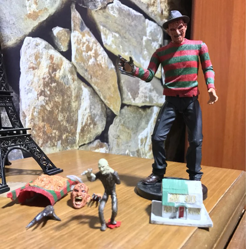 18 см NECA кошмар на Elm Street Freddy Krueger кошмары Фредди ПВХ фигурка модель игрушки кукла подарок