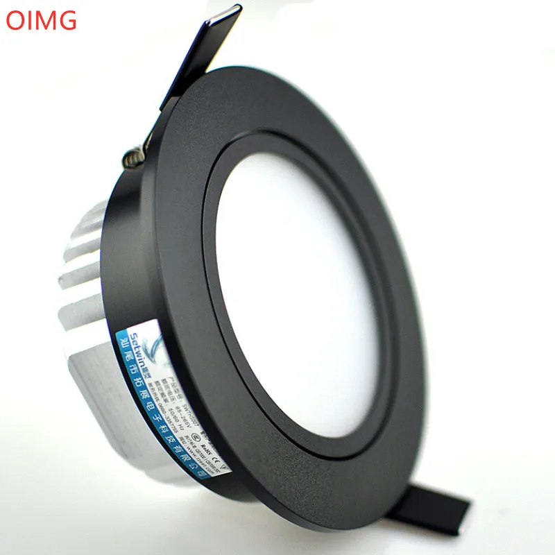 Dimmable LED COB Spotlight Ceiling Lamp AC85-265V 5W 7W 9W 12W 15W 18W 20W Aluminum Recessed Downlights Round LED Panel Light