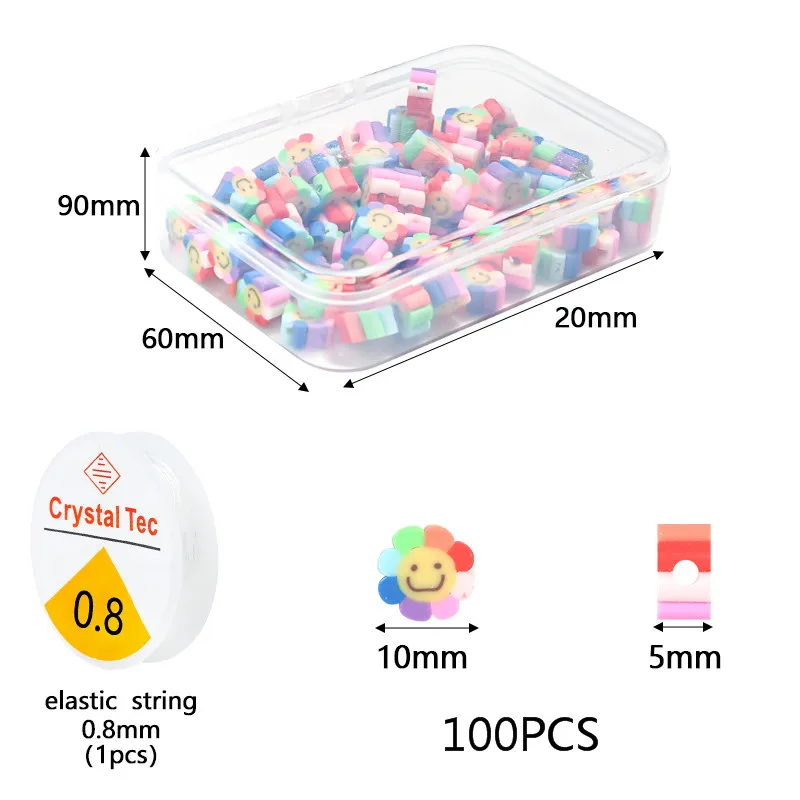 100-910pcs/Box Animal Cake Fruit Flat Polymer Beads Kit Loose Spacer Beads For Jewelry Making Kits Handmade Bracelet Accessories 100-910pcs/Box Animal Cake Fruit Flat Polymer Beads Kit Loose Spacer Beads For Jewelry Making Kits Handmade Bracelet Accessories