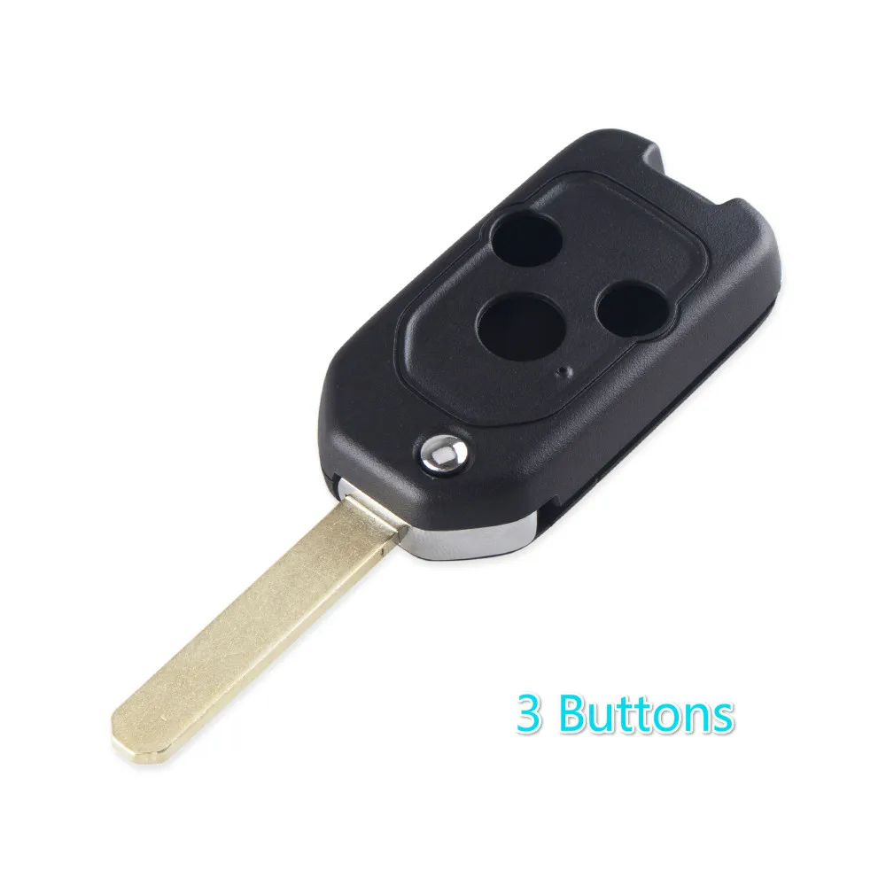 Model 2 Dandkey измененный 2/3/4 кнопки флип чехол для дистанционного ключа от машины для Honda Accord Pilot CR-V Civic Insight Ridgeline 2003-2013 оболочки - Цвет: Model 2