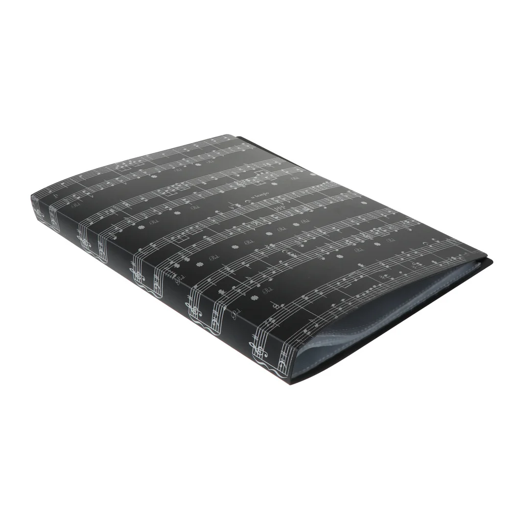 Durable A4 Size Paper Folder Music Sheet Organizer File Holder (Black) | Спорт и развлечения