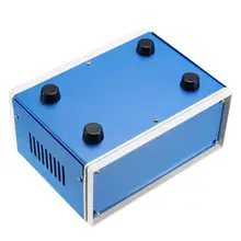 Uxcell металлический синий проект распределительная коробка корпус 210x180x140 мм 170x130x84 мм электронный Железный DIY корпус коробка