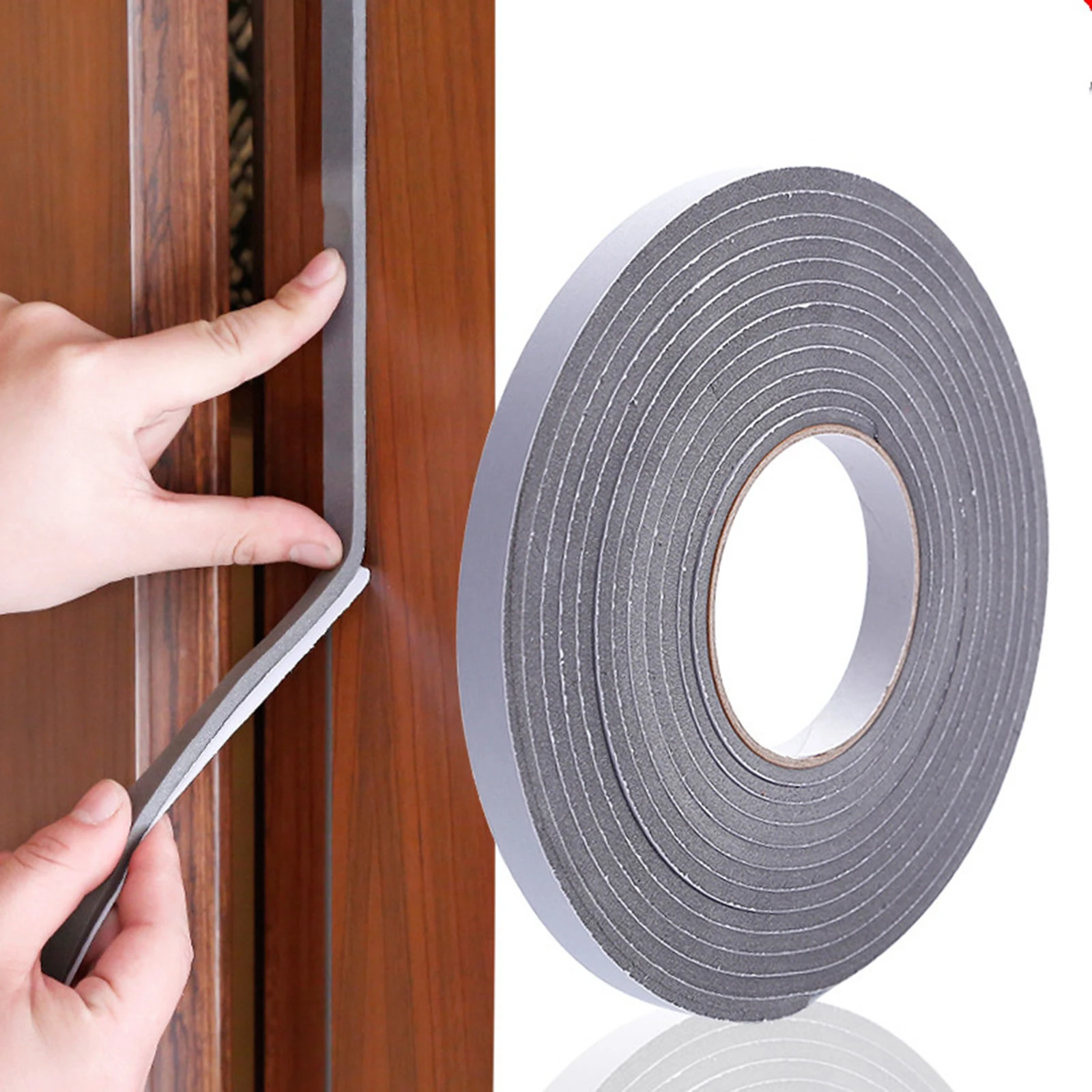 2 Rolls Foam Weather Seal Foam Seal Tape Strip High Density Stripping with Adhesive Backing 1.18Inch Width 16.5 Feet Long