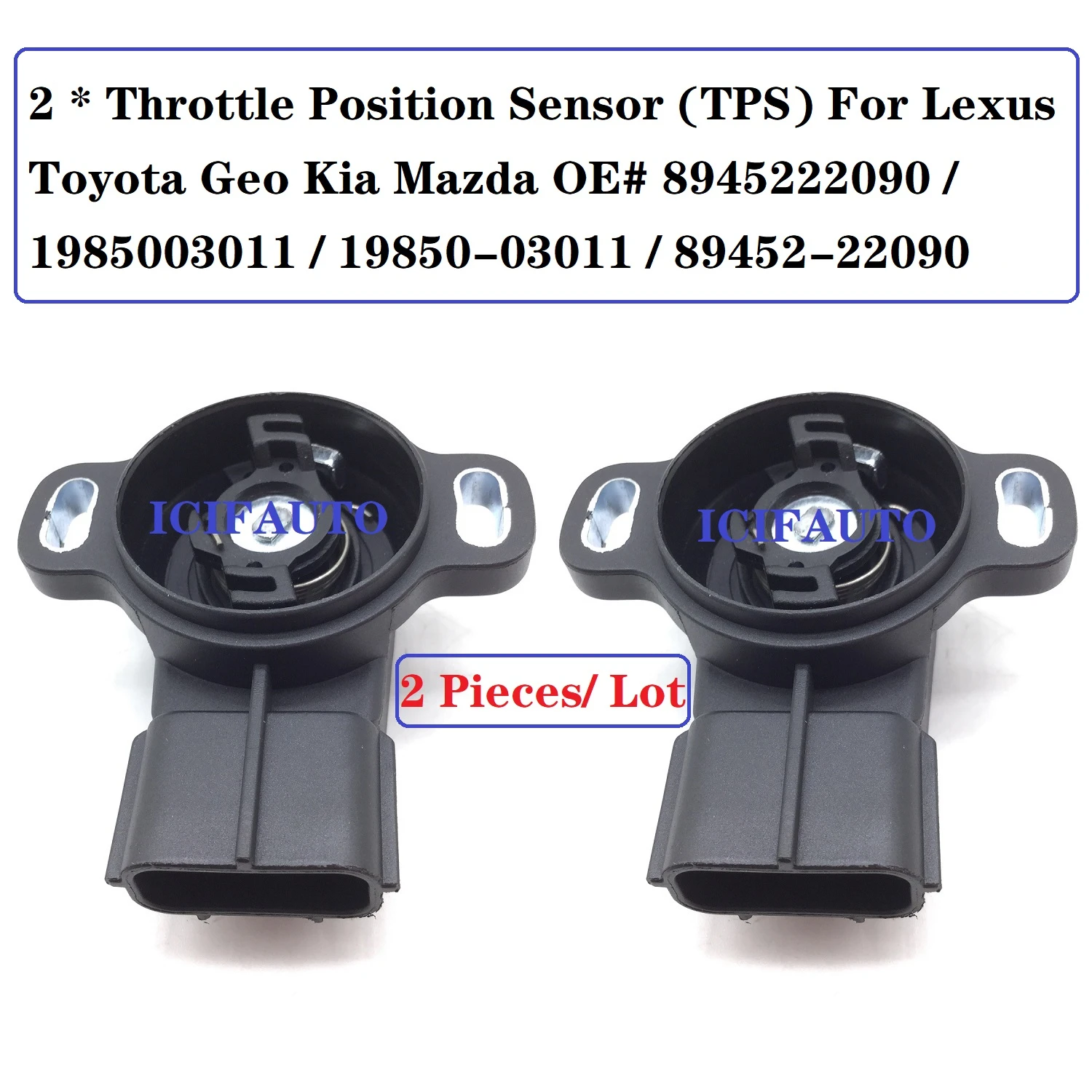 Throttle Position Sensor for Geo Kia Lexus Mazda Toyota Automotive Car