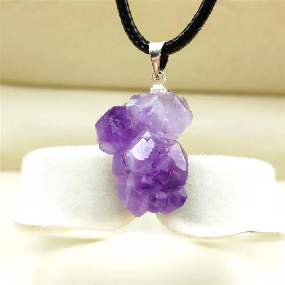 

100% Natural Ice Red Rhodochrosite Necklace Pendant 30x13x6mm Water Drop Stone Women Men For Love Reiki Anniversary Gift AAAAA
