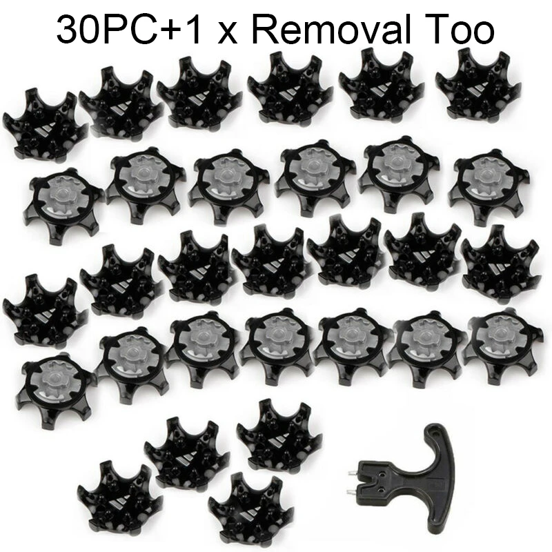 30 Buah Paku Sepatu Golf Pin Alat Bantu Latihan Golf Hitam Penjepit Cleat Kancing Plastik Pengganti Kenyamanan Daya Tahan Dengan Alat Pelepas Pelatihan Golf Aids Aliexpress