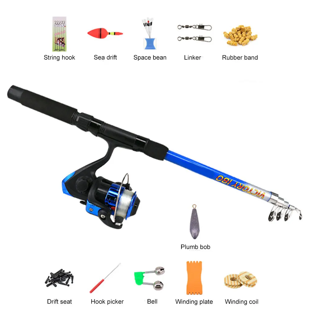Удочка Полюс Катушка колеса крюк комплект портативный снасти Аксессуары телескопическая для моря FOU99