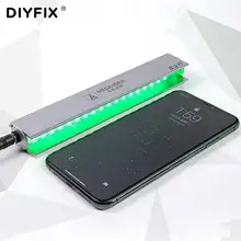 Мобильный телефон ЖК-экран Пылезащитная лампа обнаружения пыли лампа высокой четкости проверка пыли зеленый светодиодный свет ремонт обслуживание