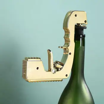 

Champagne Wine Ejector Dispenser Plastic Beer Fountain Bottle Pourer Kitchen Club Party Bar Accessories Wine Dispenser Gold