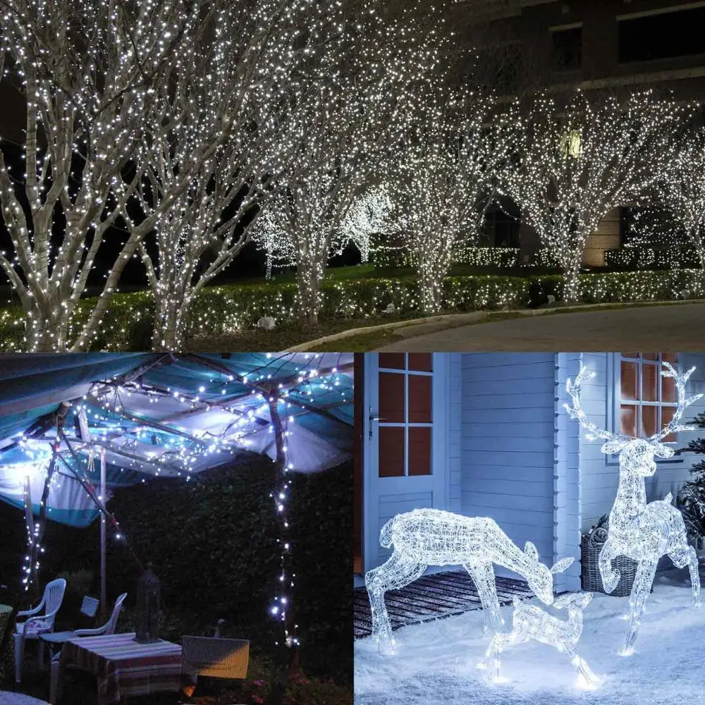 Christmas lights outdoor fairy garland led string light Waterproof 10M 100leds decoration lamp for home New Year's holiday party