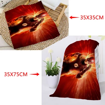 

New Arrival The Flash Towels Square rectangle Towels Printing Size 35x35cm 35x75cm Cotton Face Towel Fabric Custom logo