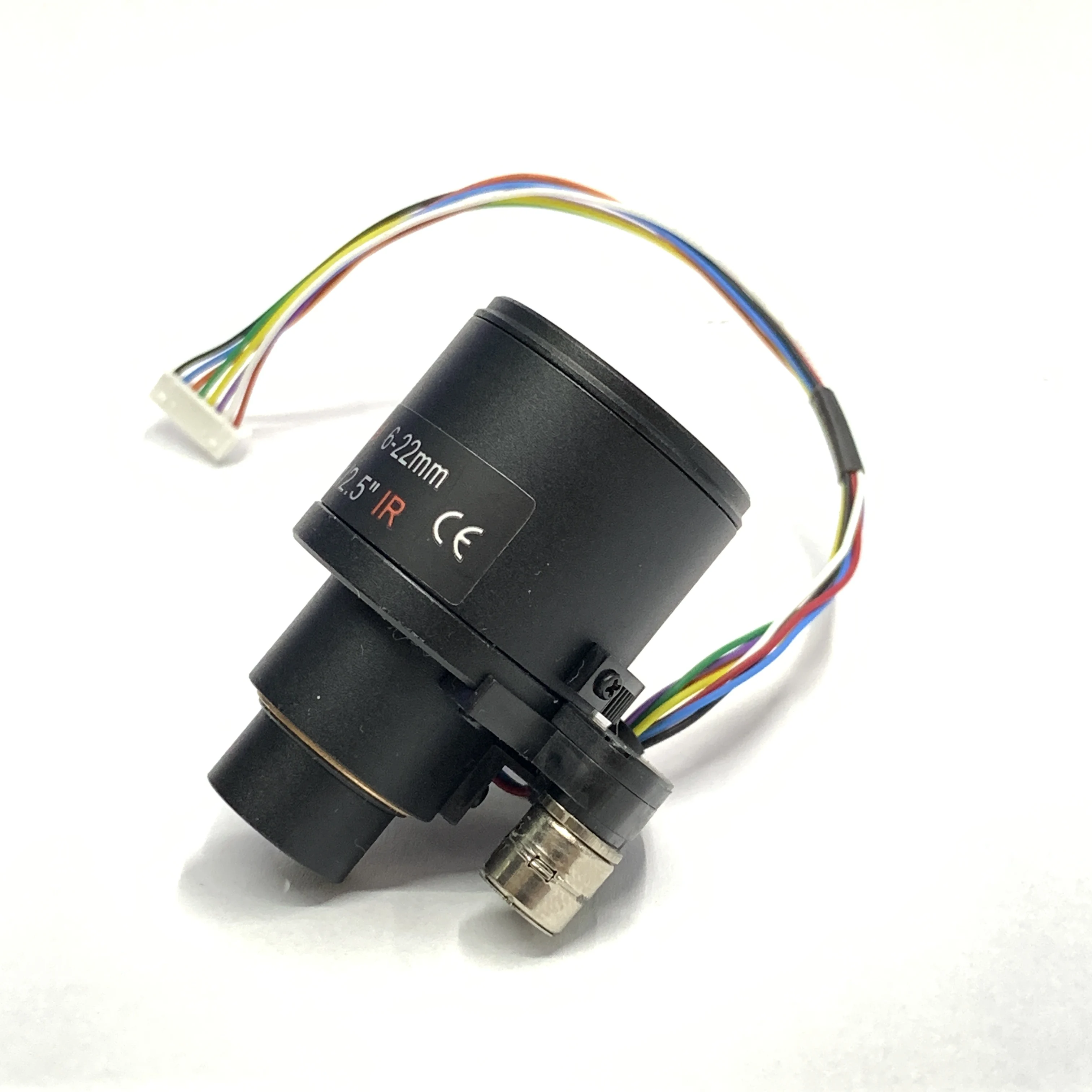 5MP Motorized Zoom Auto Focus Fixed IRIS 6 22mm D14 Mount F2.2 1/2.5" CCTV Lens for IP Security