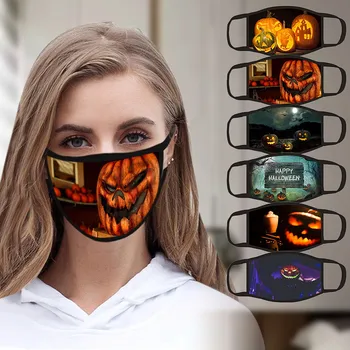 

3pc Floral Printing Cloth Face Shield Face Shield Breathable Washable Mouth Mask Reusable Face Mask Windproof mondmaskers