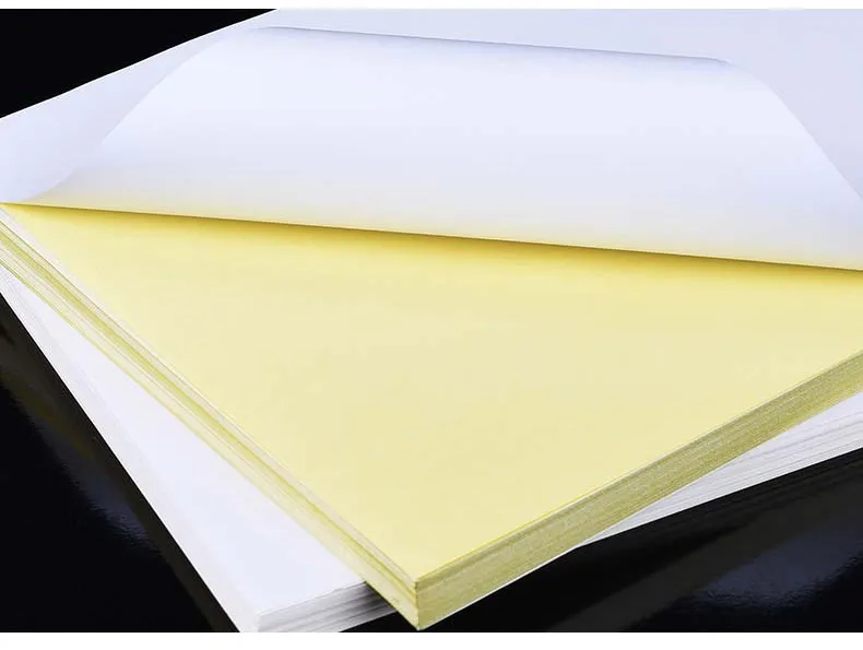 50 листов A4 белый струйный лазерный принтер бумага крафт копир наклейки Поверхность матовая бумага утолщение для печати древесная целлюлозная бумага