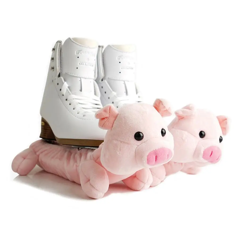 Ice Skating Shoes Cover Child Adult Cartoon Animal Plush Protector Skating Boot Case For Ice Skating Figure Skating Accessories