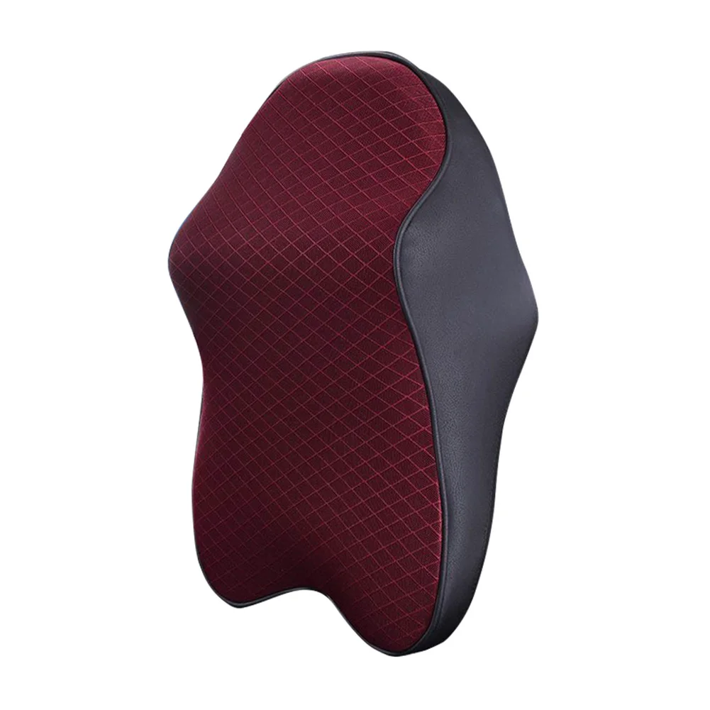 Black and Red Прямая поставка высокого класса и удобная подушка для шеи автомобиля пены памяти V-Best - Цвет: Black and Red