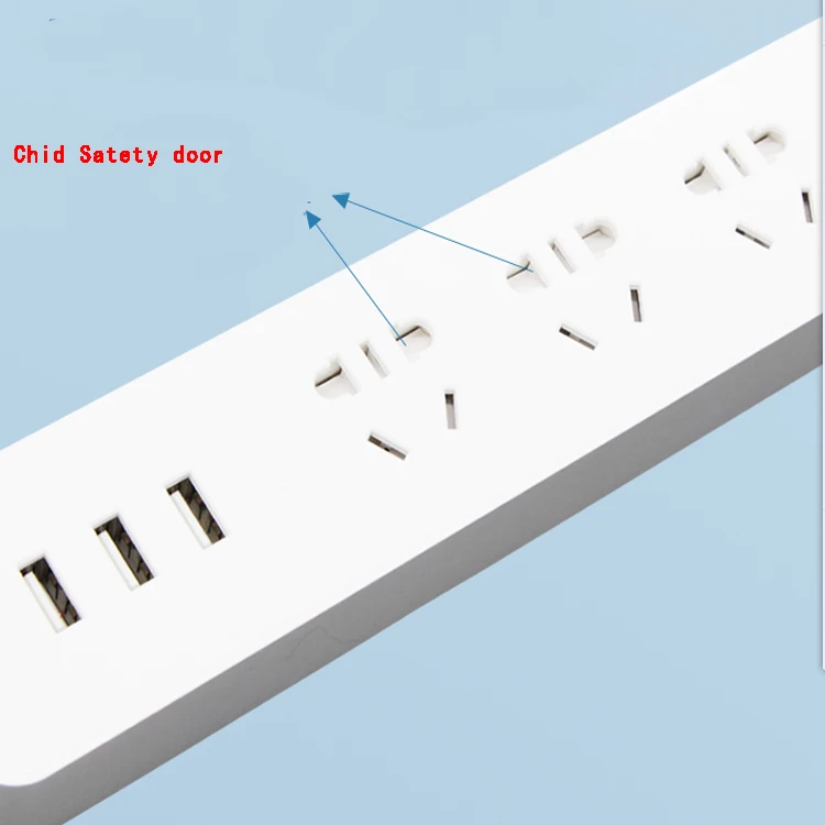 USB power Strip 3AC розетки+ 3 USB розетки с защитой от перенапряжения удлинитель 1,8 м кабель USB розетка UK Plug
