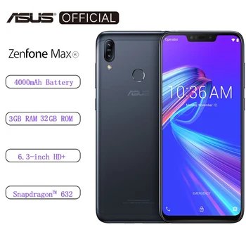 Перейти на Алиэкспресс и купить ASUS Original Zenfone Max M2 3 ГБ ОЗУ 32 Гб ПЗУ 4000 мАч Быстрая зарядка Snapdragon 632 Android Oreo