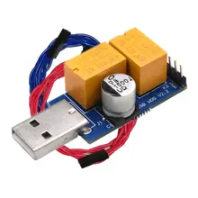 Watchdog – double relais USB pour PC de bureau, avec écran bleu, pour contrôle de jeu, serveur de jeux, BTC Miner