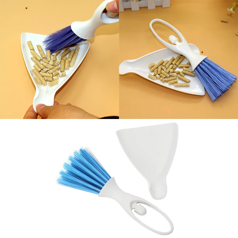 Small Broom Brush Dustpan Set Pet Multifunction Hamster Cleaning Tool Kids Toys