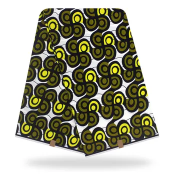 

2020 African High Quality Real Wax Fabric Dashikiage New Arrival Nederlands Veritable Wax Print Cotton Fabric 6 Yards\Set