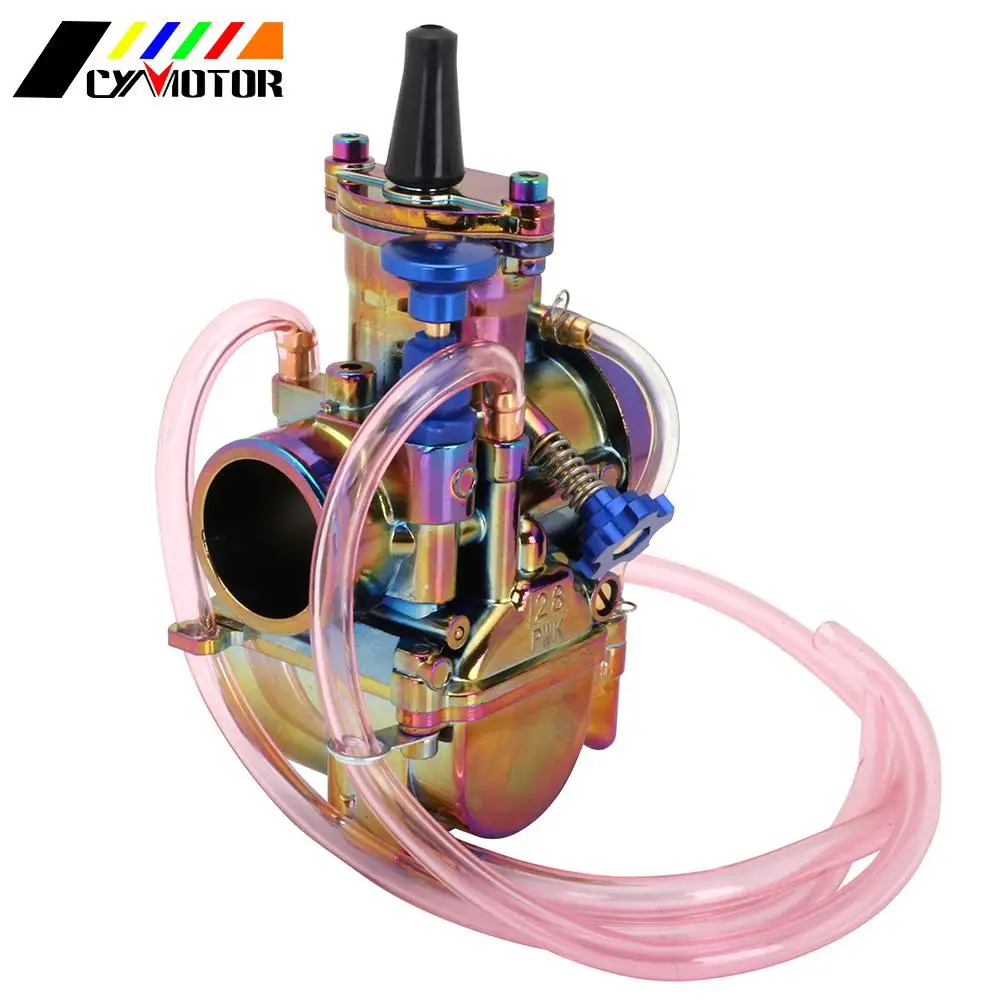 Мотоцикл многоцветный Красочный скутер карбюратор Carburador Carb для Keihin PWK 21 24 26 28 30 32 34 мм с силовыми струями ATV