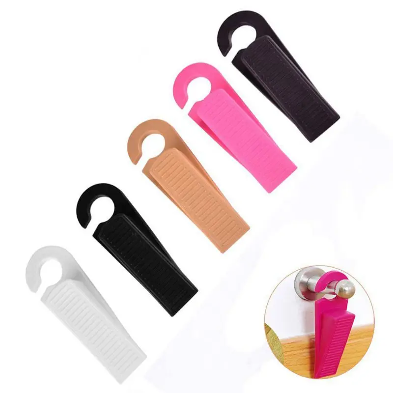 

Rubber Hook Type Door Stopper, Door Stop Works on All Floor Surfaces, Control The Size of The Door Gaps and Prevent The Lock-Out