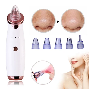 

Blackhead Remover Black Spots Pore Cleaner Face Deep T Zone Acne Pimple Removal Vacuum Facial Beauty Skin Care SPA Suction Tool