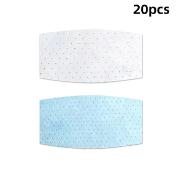 

20Pcs Dust Proof Anti Haze Disposable Replace Inner Pads Filter for Mouth Mask Kids Adult Breathable Mask replacement cotton pad