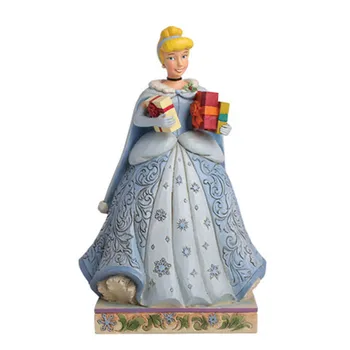 

18CM legal copy Disney Statue cinderella Bust princess full-length portrait Resin Action Figure Collectible Model Toy W83