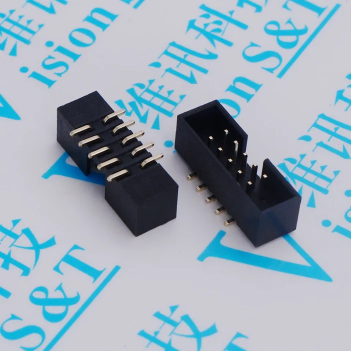 10PCS 1.27mm Socket Header Connector SMD DC3 6P 8P 10P 14P 16P 20P 30P 34P 40P 50P