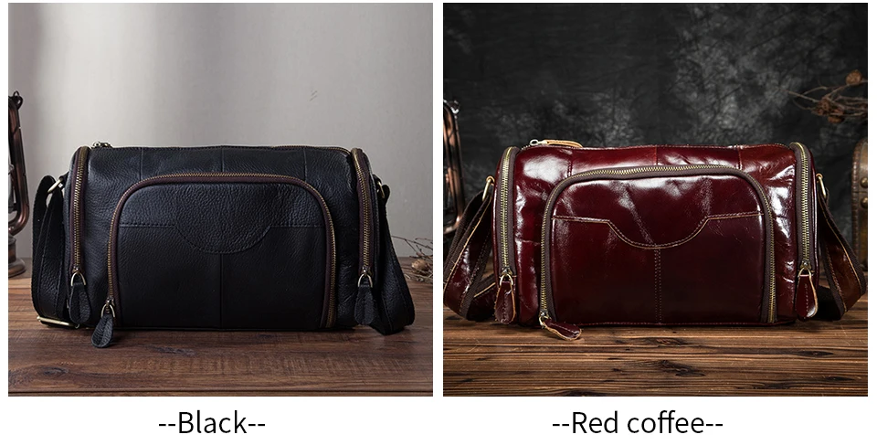 Messenger Plus Organizer Leather Bag