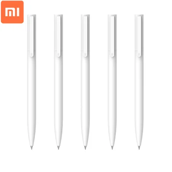 

5/10PCS Xiaomi Mijia Gel Pen 0.5mm Pressed Out Core Writing Sign Pens MiKuni Japan Ink Smooth Signing ballpoint stationery Mi