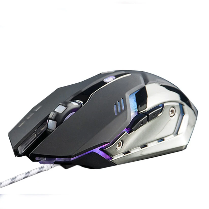 MMR2 black Проводная игровая мышь, профессиональная геймерская, светодиодный, с подсветкой, оптическая, компьютерная, ПК, ноутбук, мыши, игровая мышь, USB кабель Mause - Цвет: MMR2 black
