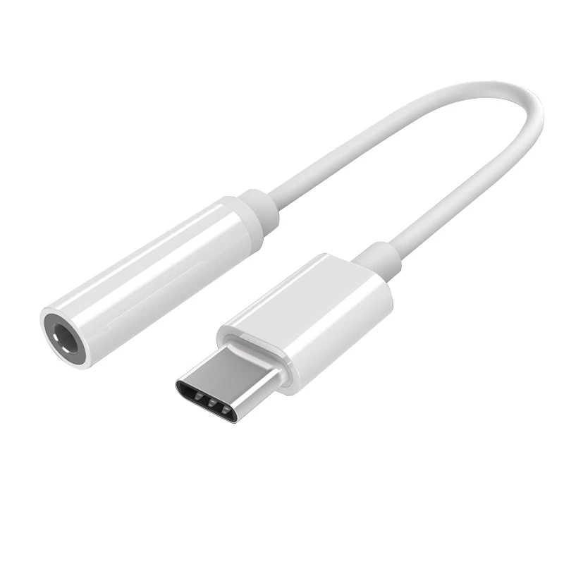 

Type C To 3.5mm Earphone Cable Adapter Type-C usb C to 3.5 jack Aux headphone audio adapter For Huawei P30 P20 Xiaomi Redmi MI 9