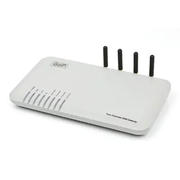 

HBUDS Quad Band GSM 4 Gateway 4 Channel GSM Voip Gateway Support VPN & IMEI change&SMS,4 GSM Chips (GoIP-4)