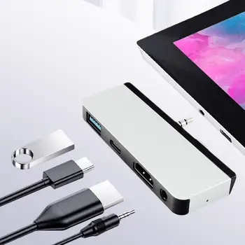 

4 in 1 Docking StationAluminum Alloy Expansion Dock Accessories for Surface Go New