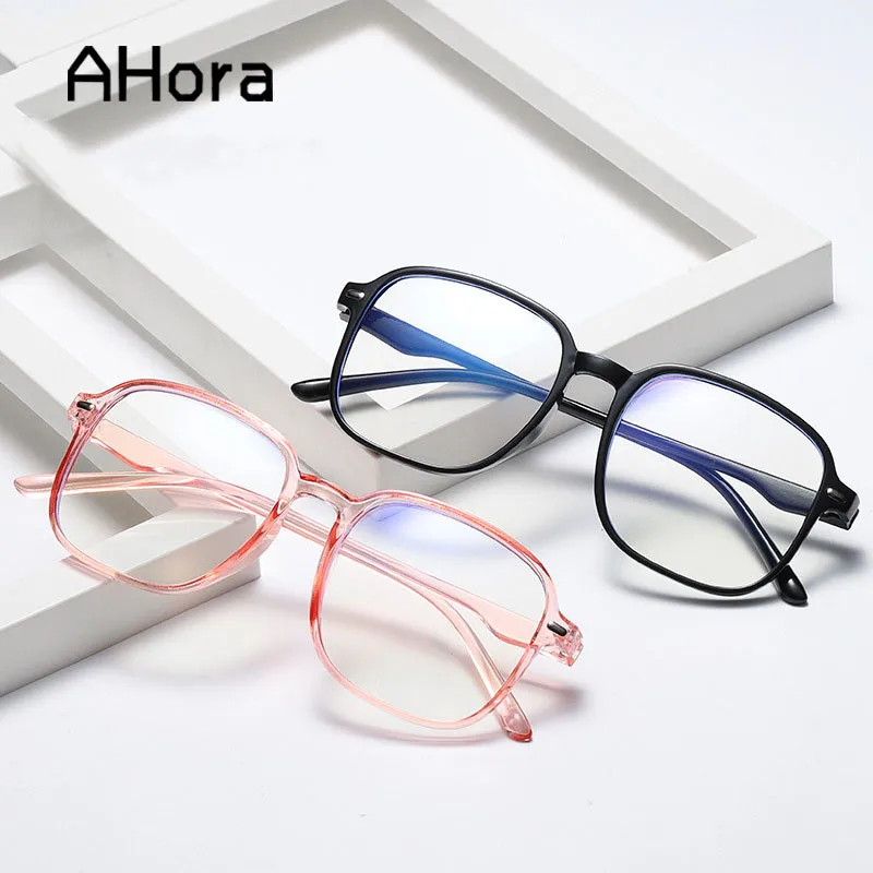 

Ahora Oversize Anti Blue Light Computer Glasses Square Women&Men Optical Spectacle Games Googles Eyewear Eyeglasses 2020 New