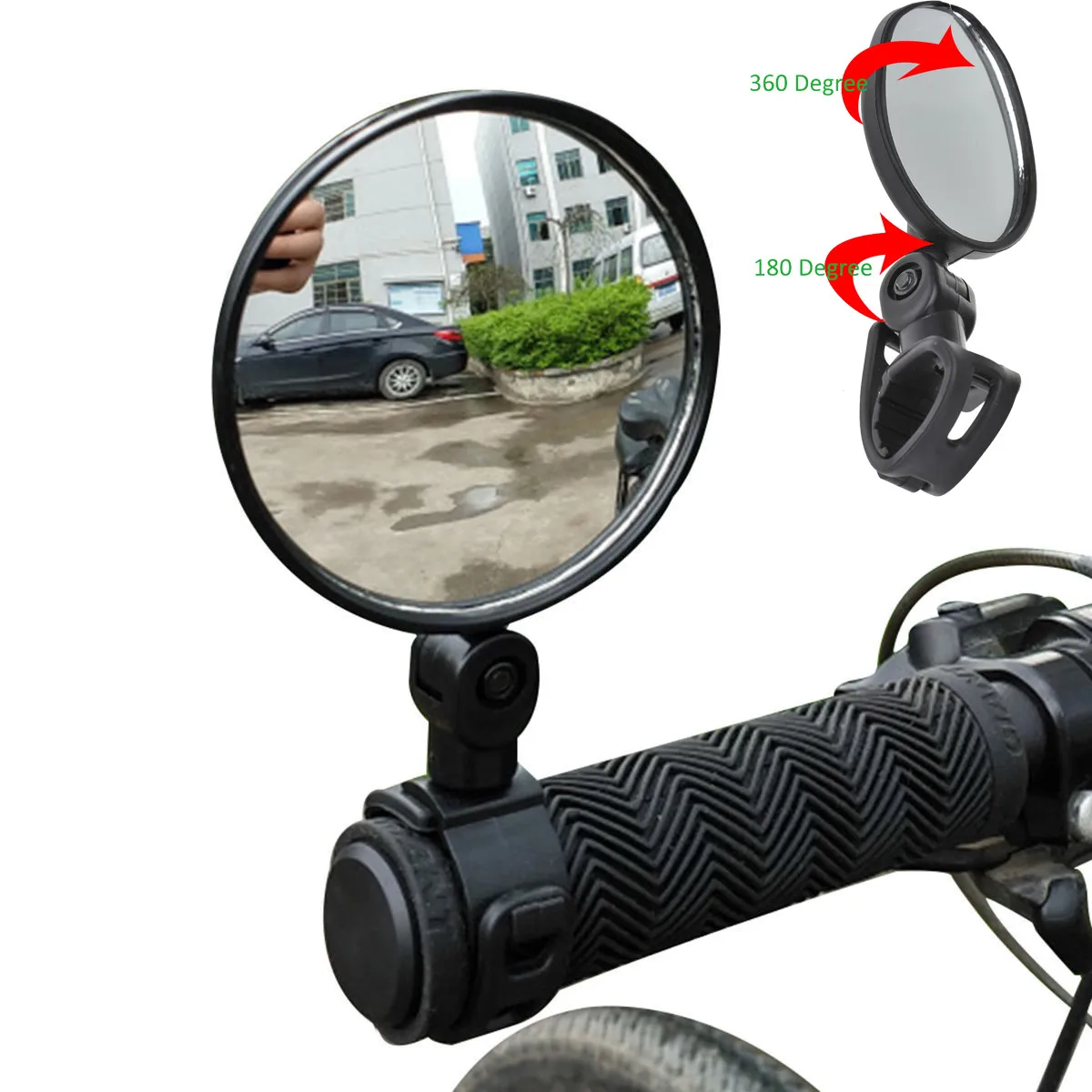 Регулируемый вращающийся легко установить Велоспорт Горная дорога велосипеды мотоцикл зеркало заднего вида для велосипеда зеркало заднего вида